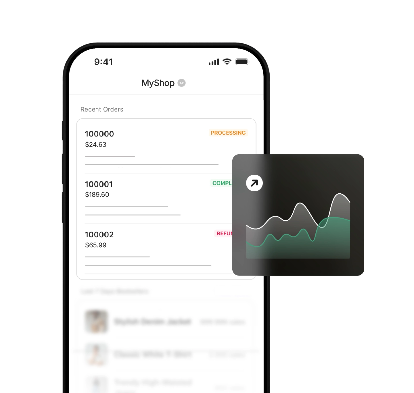 Manage your store on the go with the Konet Ecommerce mobile app