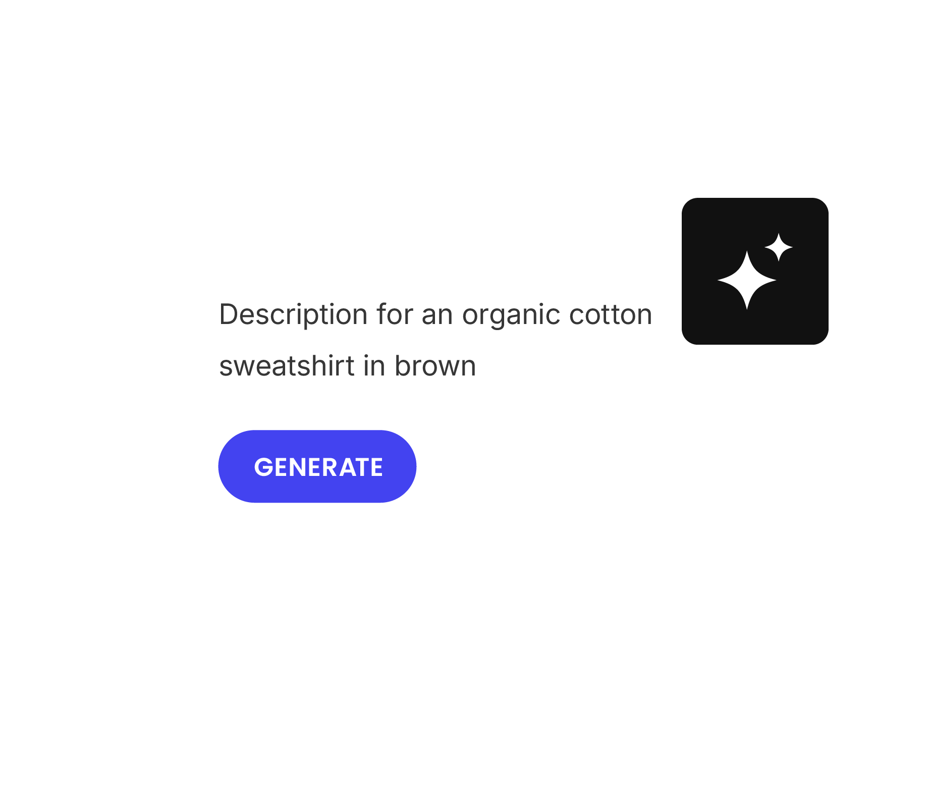 Save time with AI-powered product content creation