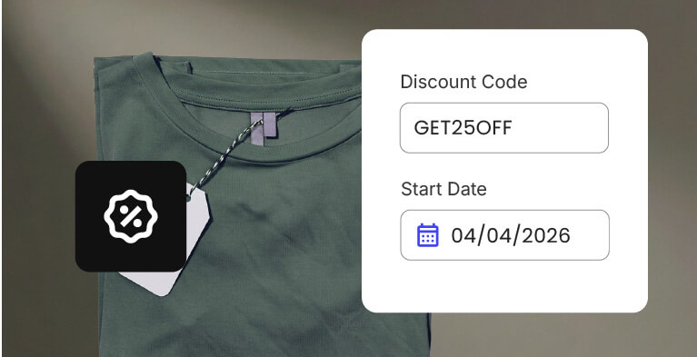 Manage discounts and promotions with ease